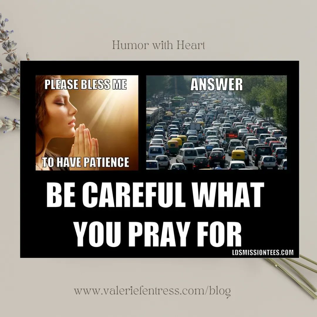 FentressValerie's tweet image. Humor with Heart- Be careful what you pray for, because God will find a way.  #humor #humorwithheart #prayer #prayerhaspower #traffic