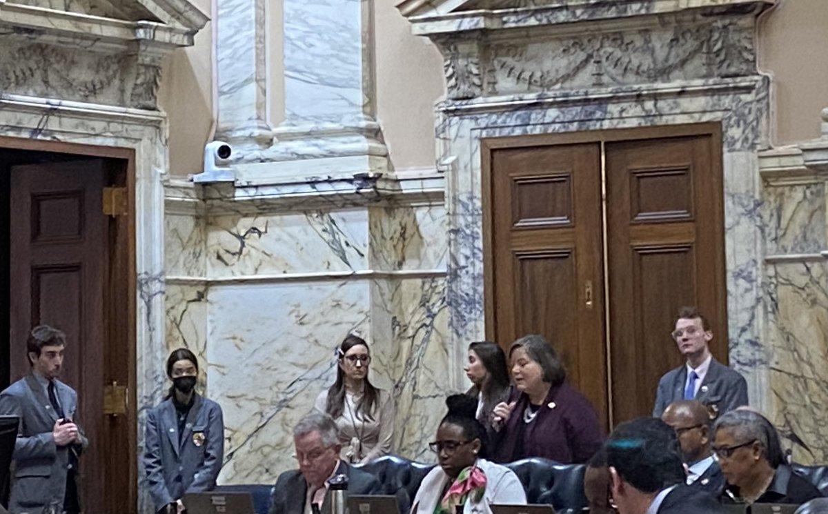 jaredssolomon's tweet image. Lots of 2nd reader bills on the floor today led by some amazing new subcmte chairs. Congrats to:

@DelegateForbes (Pensions)
@SaraLove4MD (Motor Vehicle &amp;amp; Transportation)
@reginatboyce (Nat Resources)
@Kerrfor3B (Govt Operations)

Doing the hard work of legislating! #working4md