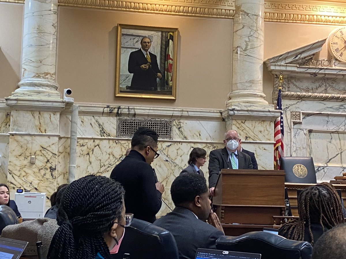 jaredssolomon's tweet image. Lots of 2nd reader bills on the floor today led by some amazing new subcmte chairs. Congrats to:

@DelegateForbes (Pensions)
@SaraLove4MD (Motor Vehicle &amp;amp; Transportation)
@reginatboyce (Nat Resources)
@Kerrfor3B (Govt Operations)

Doing the hard work of legislating! #working4md