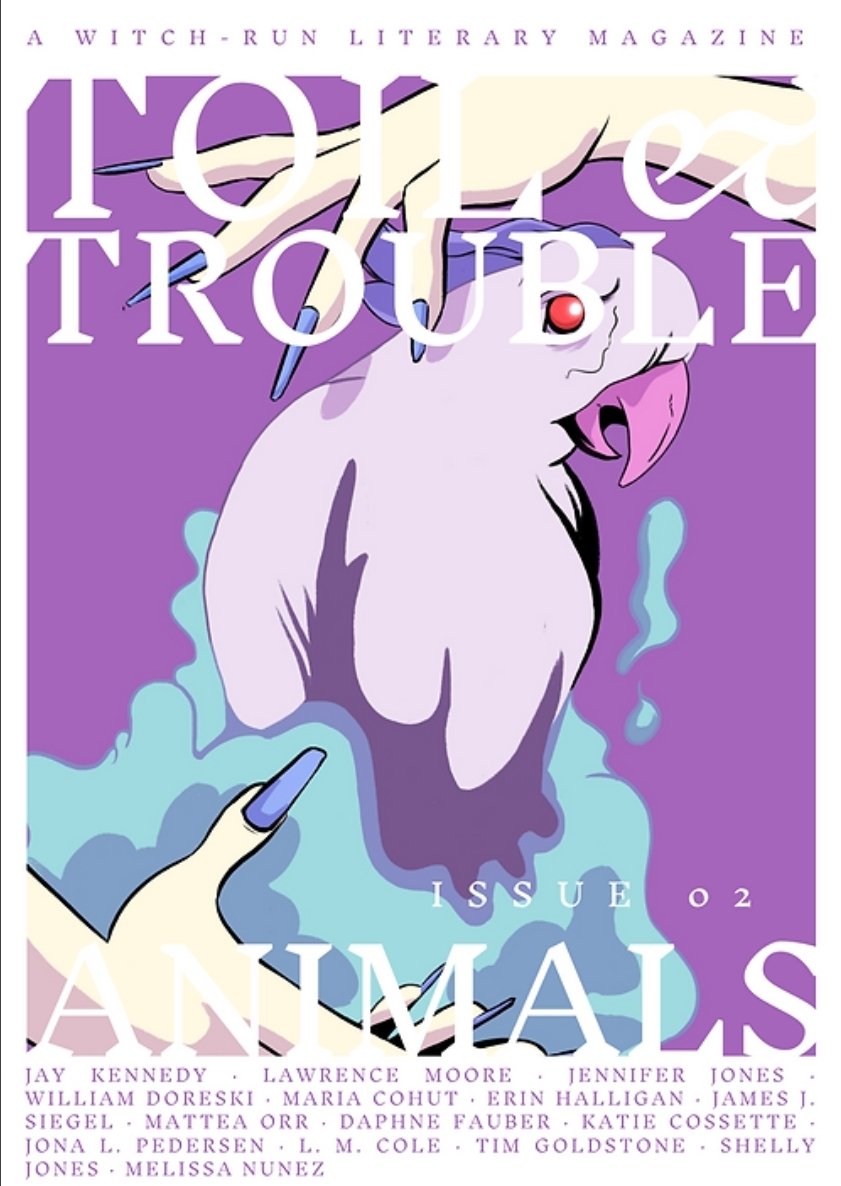 JonaLPedersen's tweet photo. So excited to have my poem "dullahan" out in @ToilTroLitMag's new issue! Find it alongside other spellbinding works here: https://t.co/C63tXedUAm https://t.co/fBMOWnFeKr
