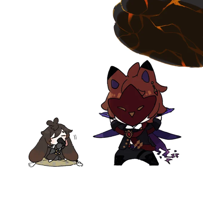 They are fighting #tartali #タル鍾 