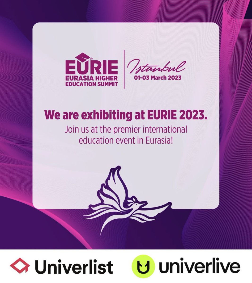 As UniverList and Univerlive, we will be in Istanbul at the EURIE summit on 1-3 March at the K3 exhibition area. We look forward to communicating with our future business partners and increasing our strength in solidarity with continuous cooperation.