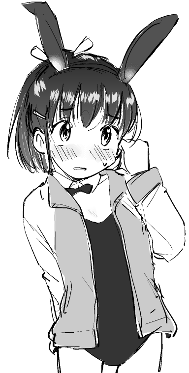 『つらねこ』(熊倉隆敏先生)の上祢知里さん。
バニースーツ+ジャージの組み合わせが素晴らしかったので、ついふらふらとファンアート?を描いてしまいました(すみません)。2巻も楽しみです。 