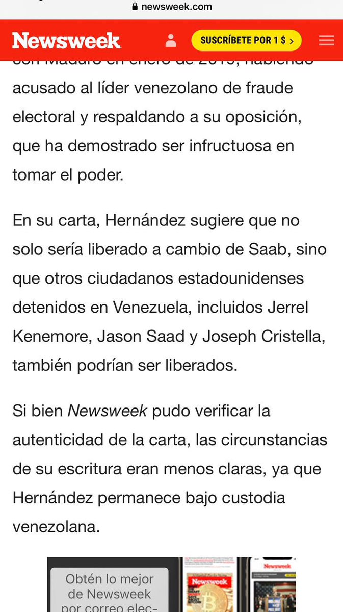 PedroKonductaz's tweet photo. Un preso estadounidense en Venezuela envía carta a @POTUS para solicitar intercambio con el diplomático Alex Saab. @NicolasMaduro @jorgerpsuv #500DiasDelSegundoSecuestro #FreeAlexSaab https://t.co/hXPlKYiPuE
