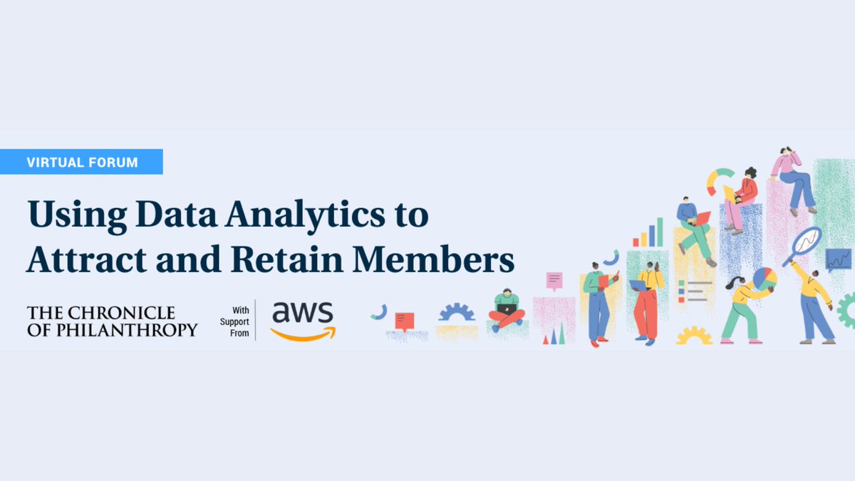 TechSoup's tweet photo. Join this webinar with @Philanthropy and @AWS_Nonprofits, to learn how to use #DataAnalytics to attract and retain members.
Today, February 28 at 2pm ET: https://t.co/l9m4xtbqy5
#NPData #Data4Good #NPTech https://t.co/EiDOIOGZjx