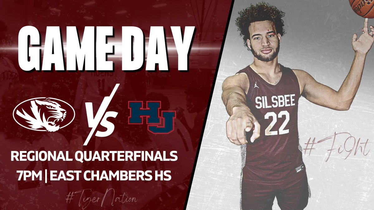 🏀GAME DAY🏀 | Silsbee vs Hardin-Jefferson
REGIONAL QUARTERFINALS

🆚: Hawks
📆: Tuesday, February 28, 2023
⏰: 7pm
📍: East Chambers HS
🎟: $5 at the door | Gold Cards accepted

*East Chambers ISD will live steam the game!
WATCH HERE: youtube.com/@EC_Athletics_…