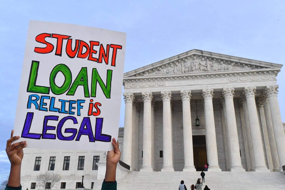 Students of color and students from Title 1 schools not only face obstacles in their primary education but also in their college careers in the form of student debt. #studentloanforgiveness would be game-changing! 