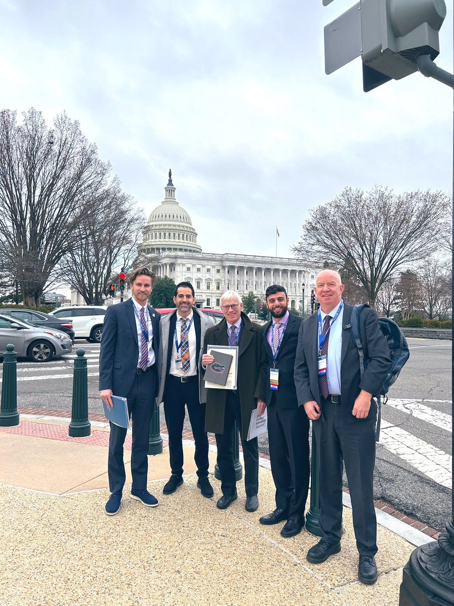 The @UF_Urology team has made it to the Capitol! Ready to advocate for our patients! #AUASummit23