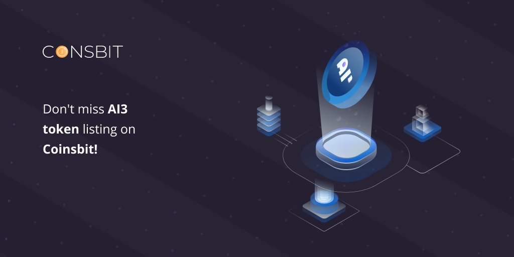 ✅ Today 28 Feb -  at 17:00 UTC You can trade on Coinsbit CEX
👉 coinsbit.io/trade_classic/…

- This is the first step of exposure, CMC is following, when we can boost volume in CEX
- We launch unique product in this week
- Trending campaign also coming with marketing
#BSC #AI3