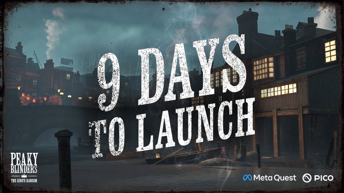 9 days to go! 👀🤫 #ThisIsWhereTheFunStarts #PeakyBlindersVR