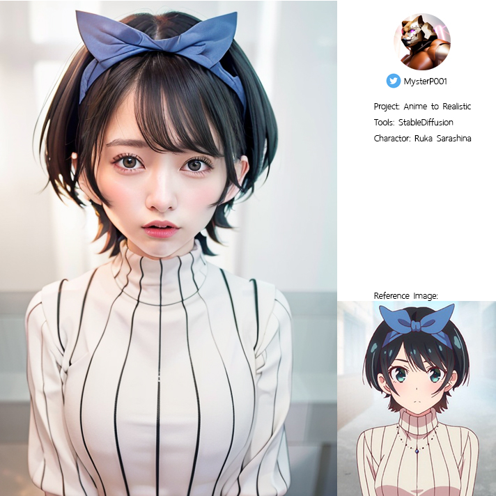 MysterP001's tweet photo. Ruka Sarashina Ai Art
(Rentalgirlfriend)
.
Go with me?
.
#AiArt #StableDiffusion #RukaSarashina #rentalgirlfriend  #WaifuProject https://t.co/5gwdDivwQQ