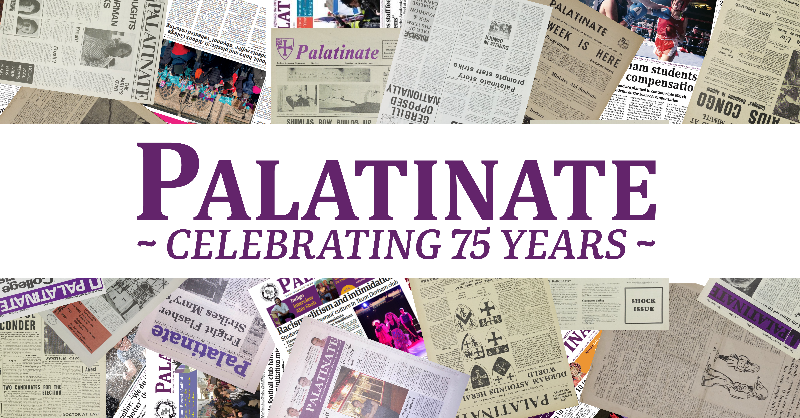 PalatinateUK's tweet photo. To commemorate 75 years of Palatinate in March 2023 - we are asking alumni to share tales of their time at Durham. 

Stories will be featured in a special commemorative print edition of Palatinate.

Please fill out the form below if you would like to feature.