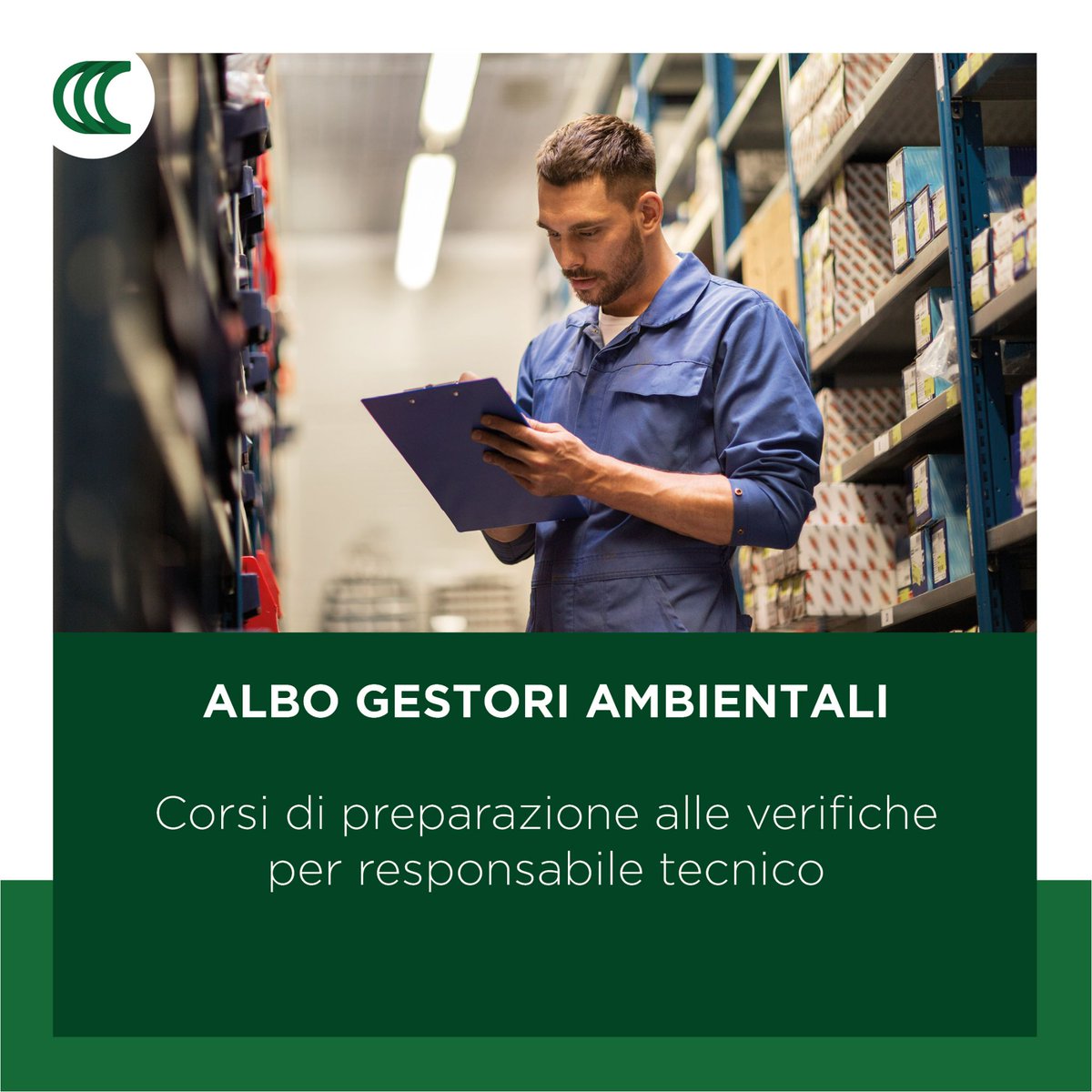 camcom_milomb's tweet image. Albo gestori ambientali: corsi di preparazione alle verifiche per responsabile tecnico.  Realizziamo tre corsi di formazione on line. Il modulo obbligatorio per tutte le categorie è in partenza il 28 marzo.  

Iscriviti qui ⬇️
formaper.it/servizi-per-le…
#Formaper