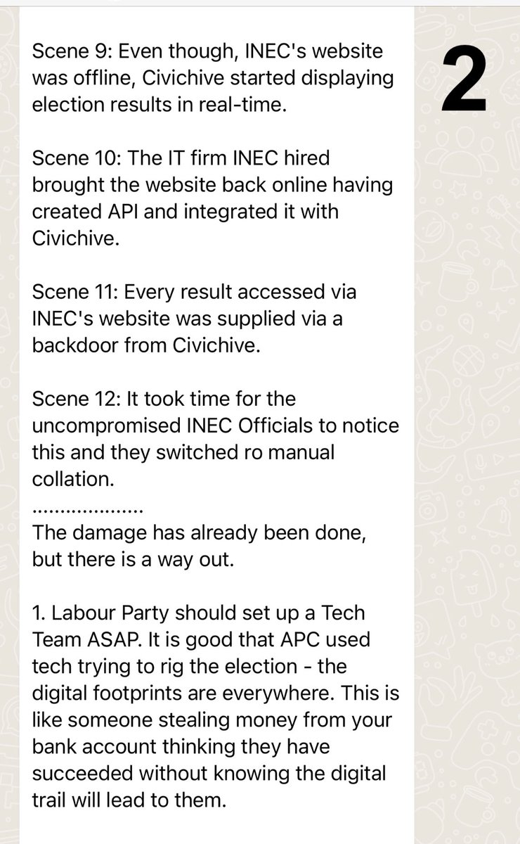 IkukuomaC's tweet photo. This is how APC gave INEC the election results they are announcing on national tv 😔😔😔😔 https://t.co/4S8b55gsa0