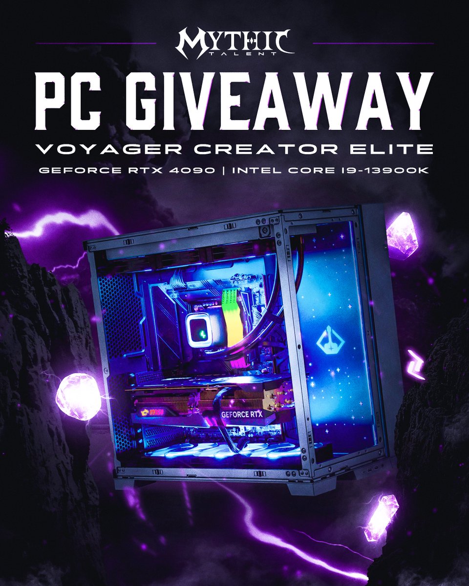 Mythic Talent (@MythicTalent) on Twitter photo 2023-02-28 17:10:00 🥳 To celebrate our launch, we’re hosting a MASSIVE PC giveaway! You can win a Voyager Creator Elite PC w/ a 4090 & i9 To enter: ⚡️ Like/RT this post ⚡️ Follow @MythicTalent & @StarforgePCs ⚡️ Enter w/the link below GIVEAWAY ENDS MARCH 10th vast.link/Mythic 🥳 To celebrate our launch, we’re hosting a MASSIVE PC giveaway! You can win a Voyager Creator Elite PC w/ a 4090 & i9 To enter: ⚡️ Like/RT this post ⚡️ Follow @MythicTalent & @StarforgePCs ⚡️ Enter w/the link below GIVEAWAY ENDS MARCH 10th vast.link/Mythic