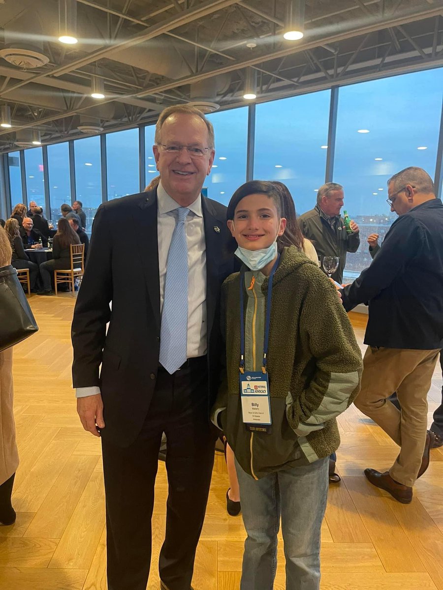 Day one on Capitol Hill and Billy gets to meet the CEO of Boys &amp; Girls Club of America! #NDOA2023