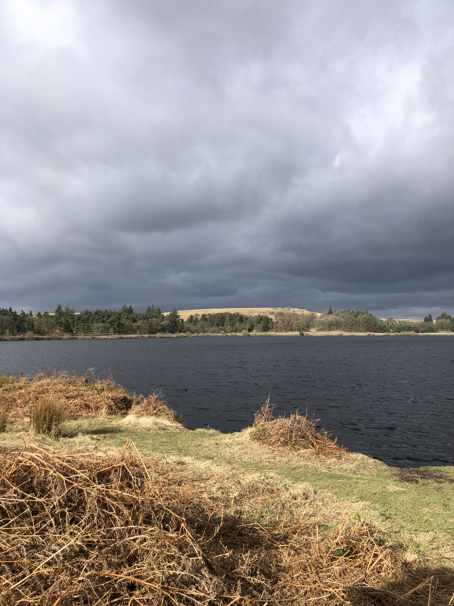 Redmires and Hill 60 looking lovely in the sunshine - but it doesn't look like winter has finished with us yet......