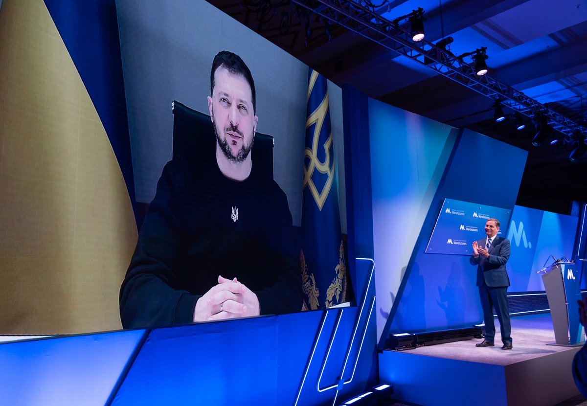 Jay Timmons (@jaytimmonsnam) on Twitter photo Today, the NAM Board of Directors was honored to welcome <a href="/ZelenskyyUa/">Volodymyr Zelenskyy / Володимир Зеленський</a> to speak with us live via video. America—and the American business community—stands with Ukraine today, tomorrow, through the end of the war and as Ukrainians rebuild their country. nam.org/zelenskyy-to-m… Today, the NAM Board of Directors was honored to welcome <a href="/ZelenskyyUa/">Volodymyr Zelenskyy / Володимир Зеленський</a> to speak with us live via video. America—and the American business community—stands with Ukraine today, tomorrow, through the end of the war and as Ukrainians rebuild their country. nam.org/zelenskyy-to-m…