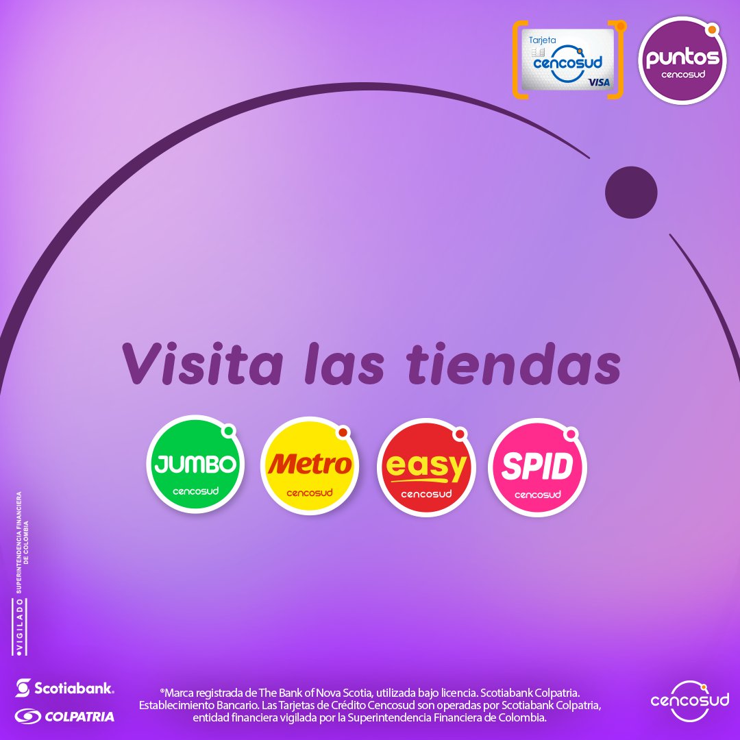¡De no creer! Cuando pagas con Tarjeta Cencosud te dan 50% más de Puntos Cencosud, para que puedas redimir en lo que desees. 🤩

Visita nuestras tiendas y aprovecha de más ahorro.

#ApúntaloEnTusPlanes #PuntosParaTodo #PuntosCencosud