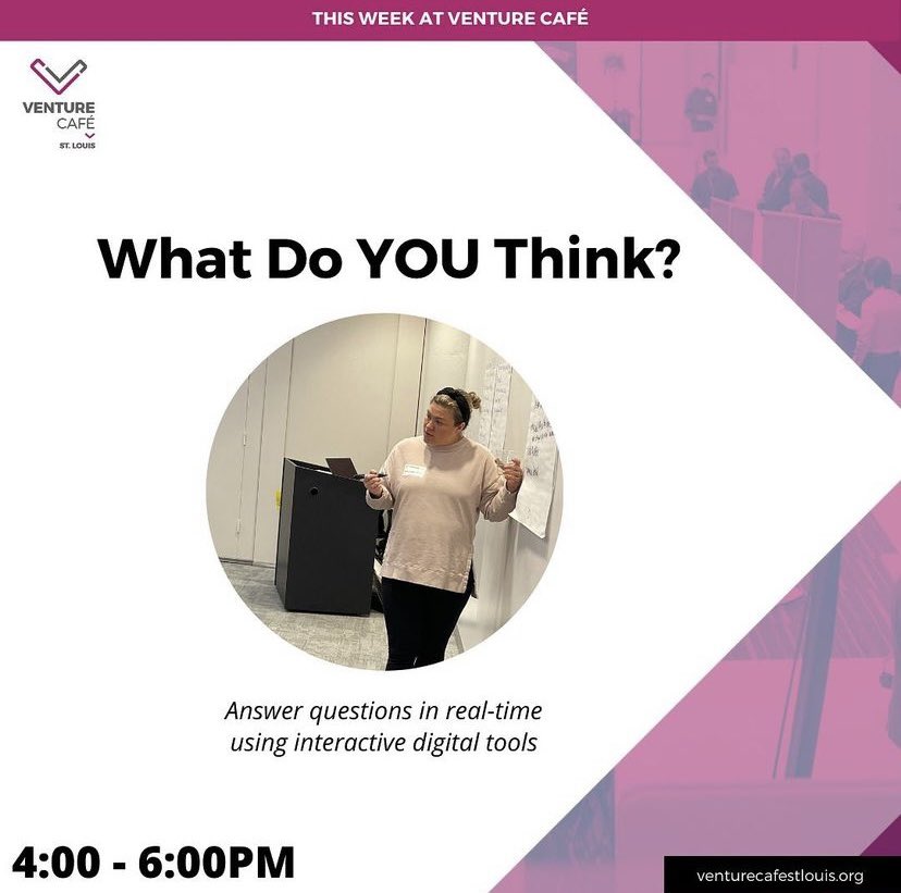 VentureCafeSTL's tweet photo. If you want to expand your business network, you definitely want to attend THIS week!
Check out the lineup, mark your calendars and remember, SHARING is CARING.
#influencermarketing #ai #community #innovationnation #smallbusinessresources https://t.co/yi79TPaT3H