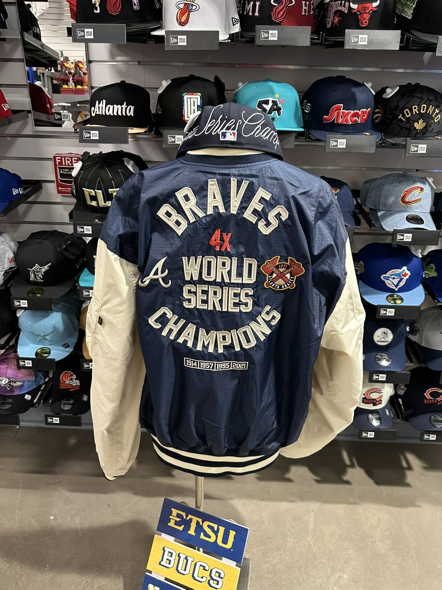 KeddrainB's tweet photo. MLB championship reversible jackets in stock now at Fanatics101 in the Asheville Outlets and the Mall at Johnson City! https://t.co/UxTlQ6ASOB