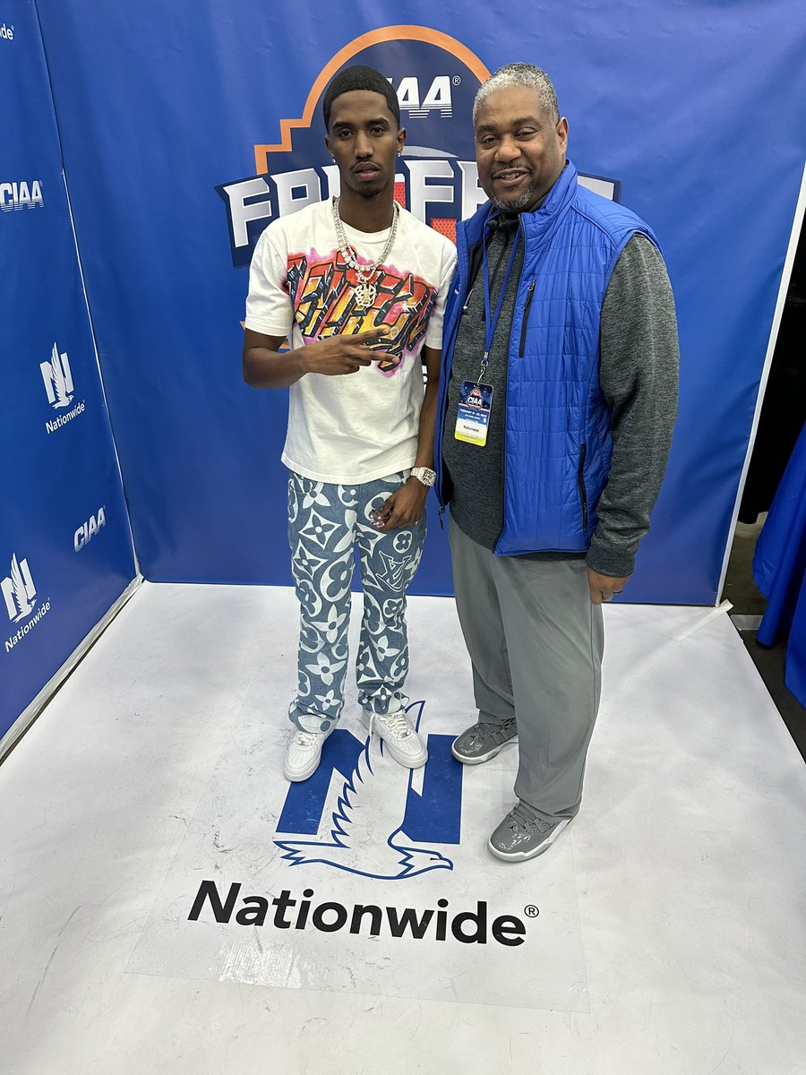 LYarbroughIII's tweet photo. Thanks to everyone who came to the CIAA FanFest presented by Nationwide like King Combs and the WooWoos! @Kingcombs @VSUsports @Nationwide @CIAAForLife https://t.co/I3KAfPaweI