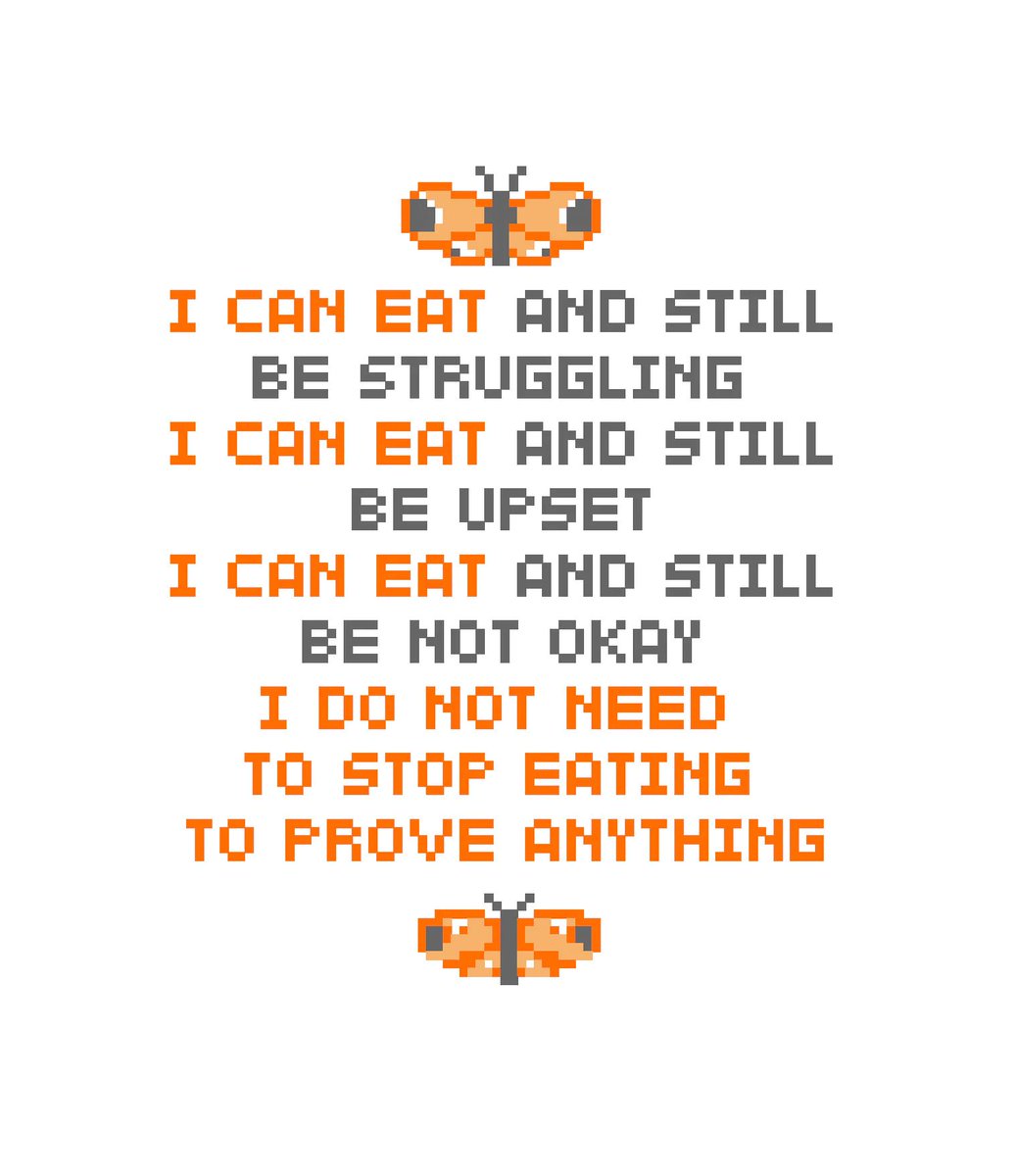 This week is #NEDAWeek & I just wanted to say a massive congratulations to the people who made it through the other side & those who are working daily towards the progress of recovery & healing !! whoever you are I  am so very proud of you, you will win this battle !! ❤️