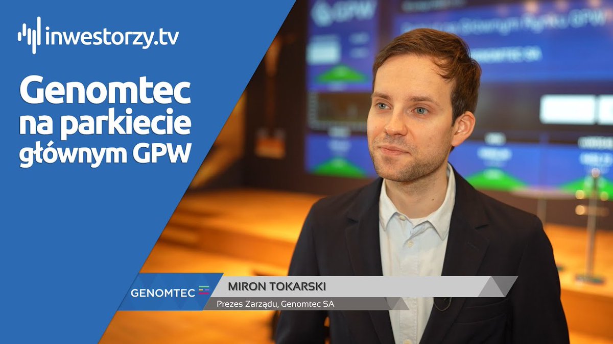 inwestorzy_tv's tweet photo. Miron Tokarski, #Genomtec: Najważniejszy jest rozwój produktu i technologii – na to kładziemy w tej chwili nacisk:
https://t.co/A6CksJJjOj
#inwestorzytv #GPW #GenomtecID #biotech #biotechnologia #medtech #diagnostykagenetyczna #medycyna #diagnostyka #technologia #giełda https://t.co/llSy63PIEz