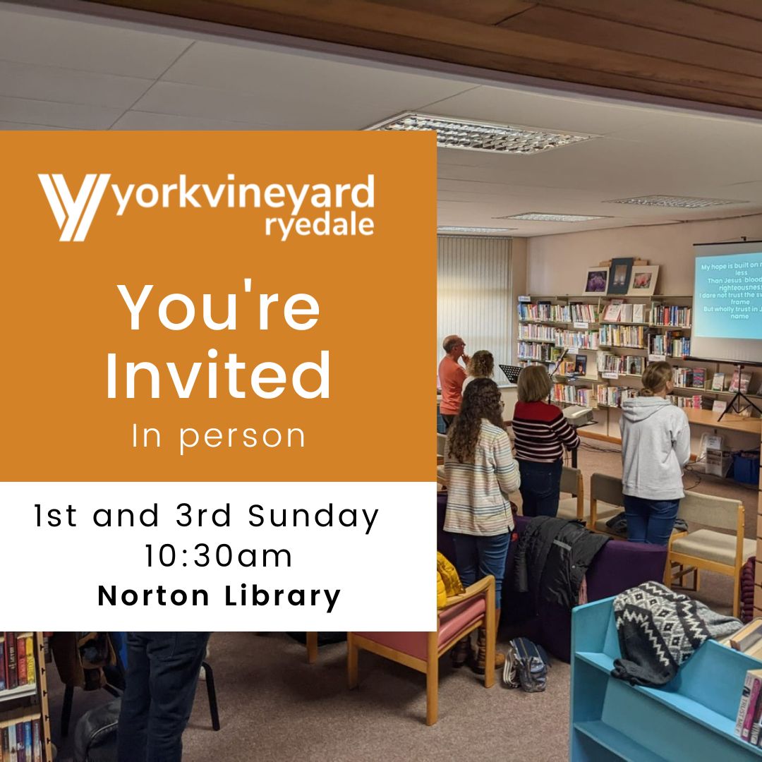 YV_Ryedale's tweet photo. Don't forget to invite people to our week 1 and 3 services! If you still want to enjoy a morning service this week, feel free to pop over to our York site. https://t.co/OolZOPWC33