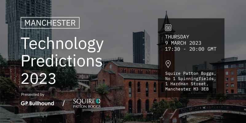 SPB_Global's tweet photo. Join #TeamSPB and @GPBullhound  in #Manchester next Thursday for an evening of lively debate and networking as they present the key findings of the annual #TechnologyPredictions insights report 👉 https://t.co/nrIjNPpO6Y https://t.co/WoGI9YWnYz