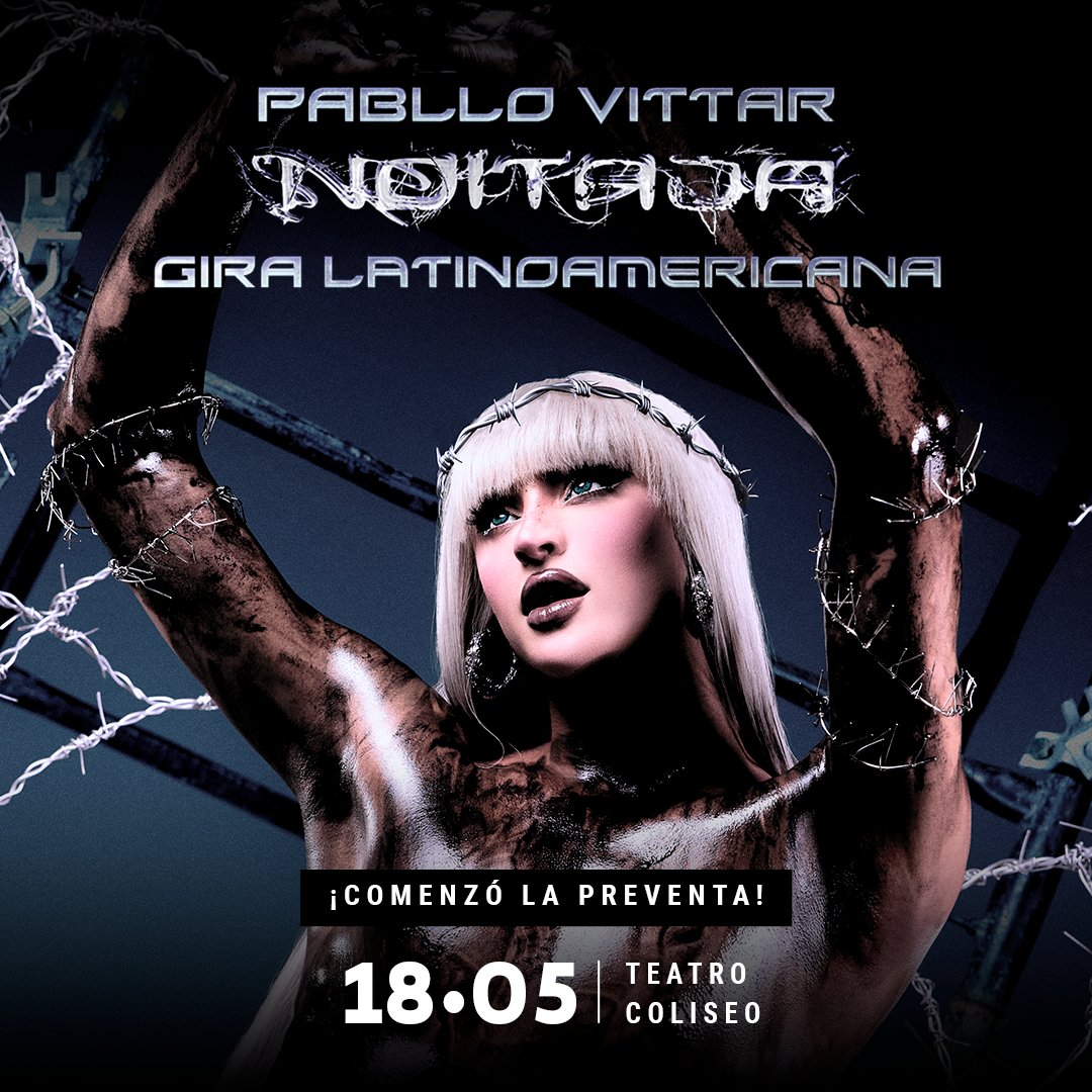 Punto Ticket (@puntoticket) on Twitter photo Recibimos a una gran estrella pop: <a href="/pabllovittar/">Pabllo Vittar</a> 💜 Su arte, activismo y performance Drag Queen son hasta ahora reconocidas a nivel mundial ¡Y cómo no! 💫 😍 El próximo 18 de mayo nos vemos en Teatro Coliseo.
🎟 ¡Ya comenzó la preventa!
👉🏼 bit.ly/3IZVmin Recibimos a una gran estrella pop: <a href="/pabllovittar/">Pabllo Vittar</a> 💜 Su arte, activismo y performance Drag Queen son hasta ahora reconocidas a nivel mundial ¡Y cómo no! 💫 😍 El próximo 18 de mayo nos vemos en Teatro Coliseo.
🎟 ¡Ya comenzó la preventa!
👉🏼 bit.ly/3IZVmin