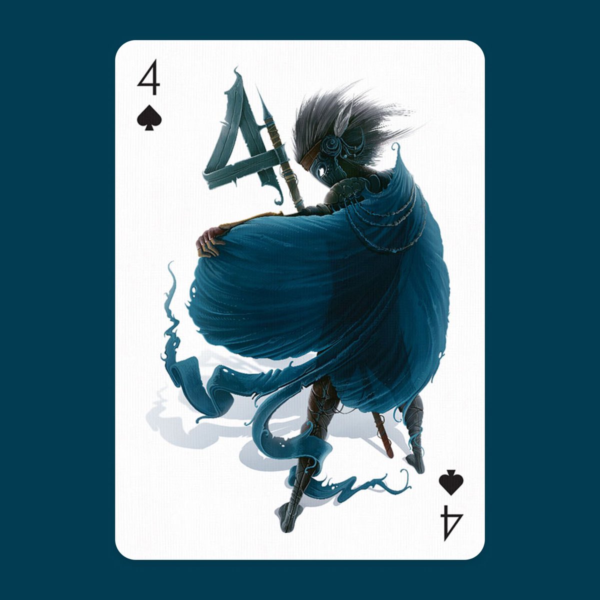 playingarts's tweet photo. Card of the day: 4 of Spades by Inkration studio @Inkrationstudio (United Kingdom) for Edition Three.

https://t.co/vwyxvu9JlB

#editionthree #cardoftheday #playingarts https://t.co/s4kLJld8xT