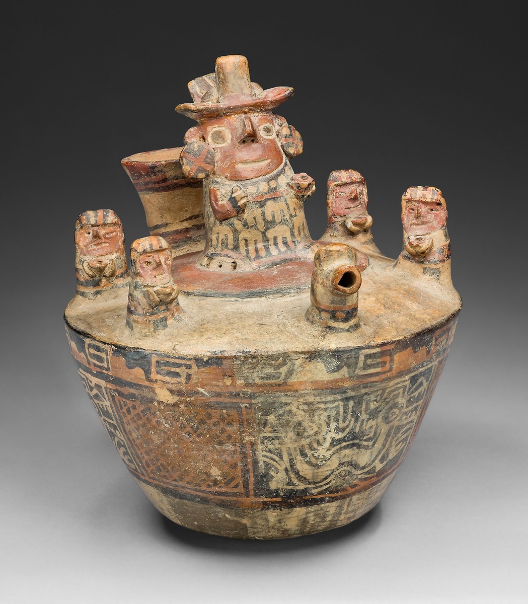 aic_americas's tweet photo. Recuay, Spouted Bottle with Modeled Scene Depicting a Drinking Ceremony or Offering RItual, 1 #recuay #artinstituteofchicago https://t.co/cOQXuZsGYT https://t.co/bcX4Z9I4DX