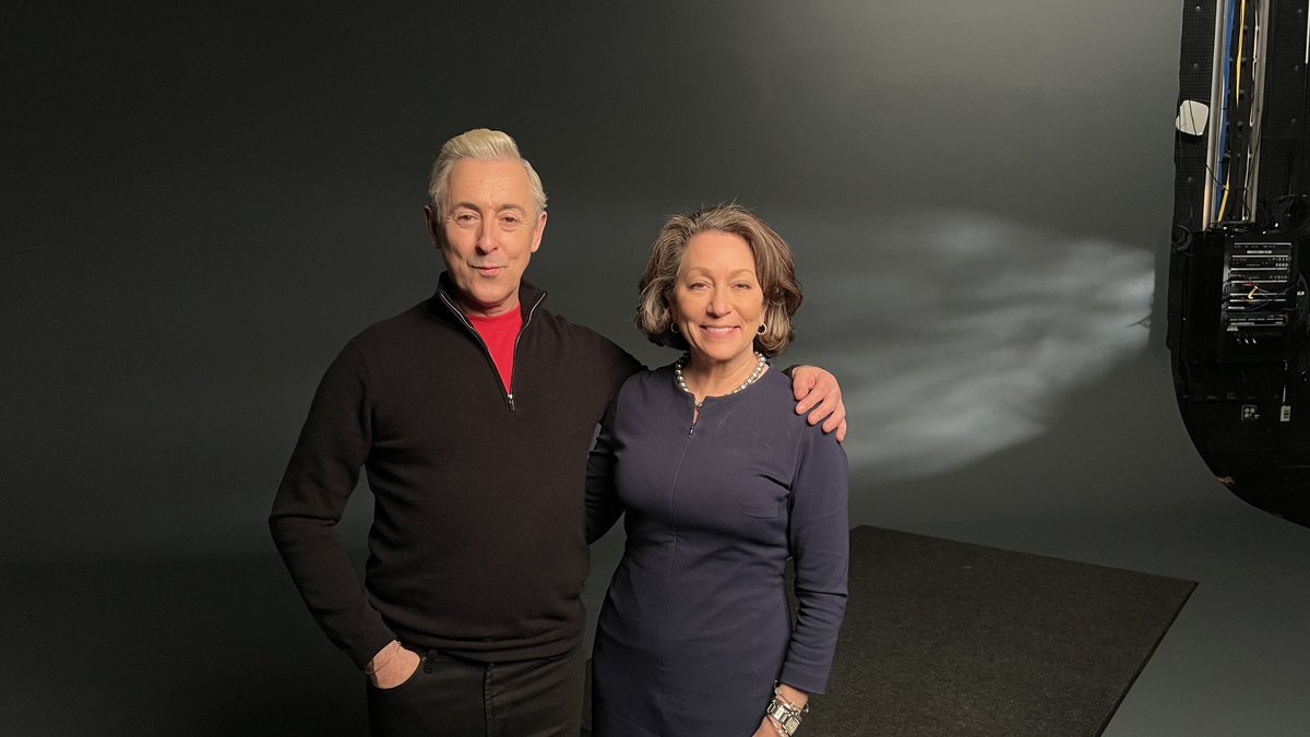 Perks of the job: meeting the great Alan Cumming as he swings through Boston to record the iconic introductions to 'Masterpiece Mystery!' @GBH #publicmedia