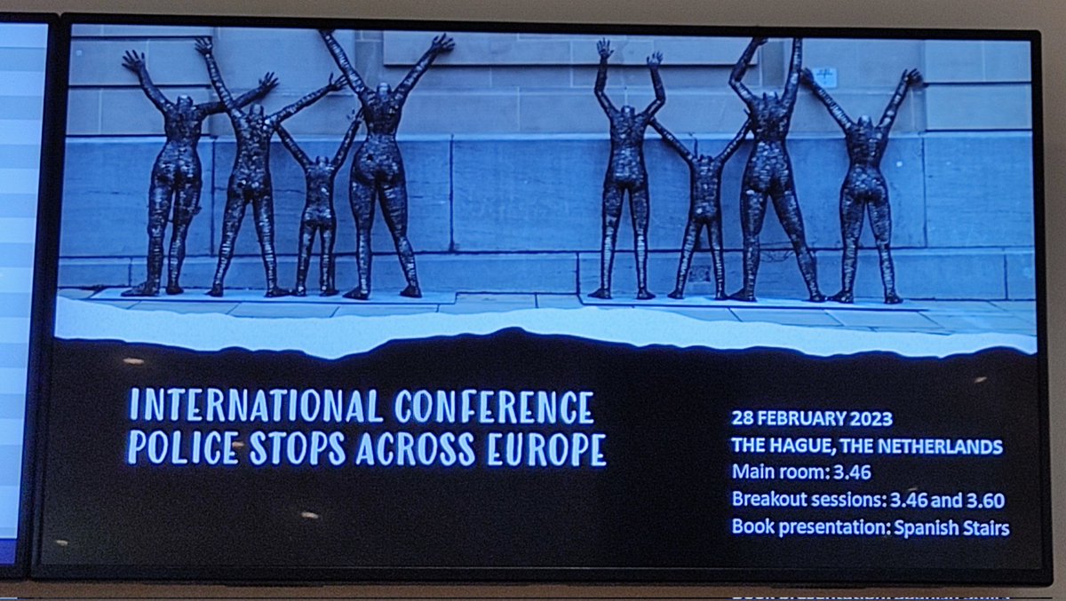 ecrim_udc's tweet image. ECRIM&apos;s Cristina Fernández and Jose A. Brandariz participate in the closing conference of the EU COST project @POLSTOPEU in Den Haag, the Netherlands #StopandSearch #policestops