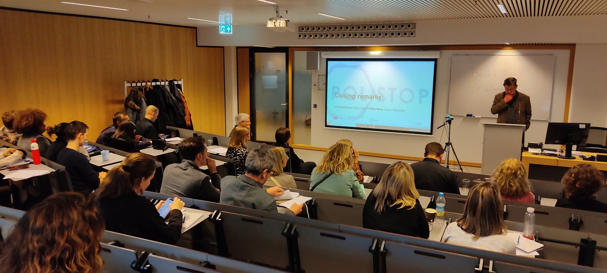 ECRIM's Cristina Fernández and Jose A. Brandariz participate in the closing conference of the EU COST project @POLSTOPEU in Den Haag, the Netherlands #StopandSearch #policestops
