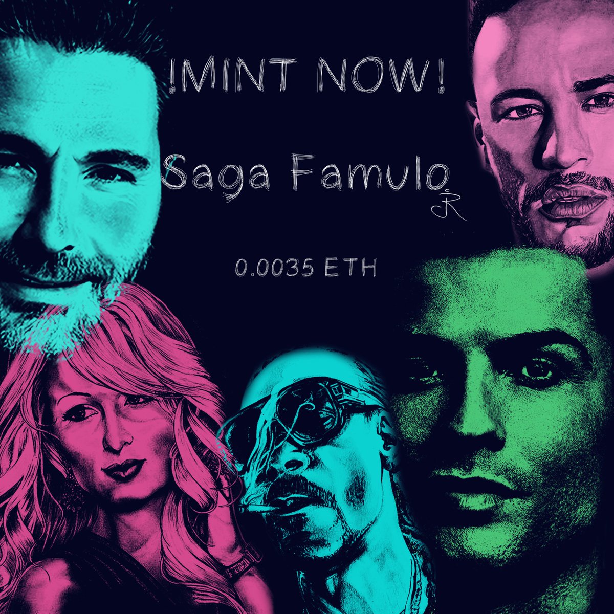 Saga Famulo... Portraying celebrities that have ventured into the new and unknown territory of the Web3.0 space.

Mint Now 👇 0.0035 Eth 

oasisx.world/collection/d7e…