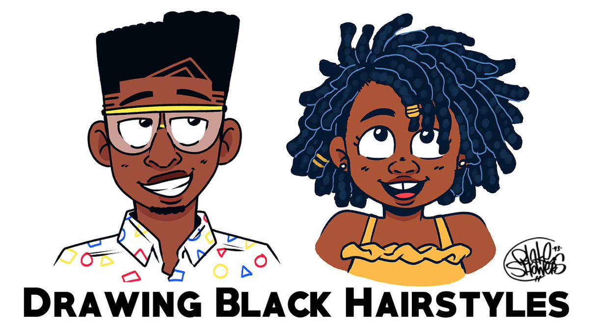 Hello Everyone! This is a thread on How to Draw Black Hairstyles! I am very passionate on this subject and I'm excited to share updates! 🖤✊🏿🎨