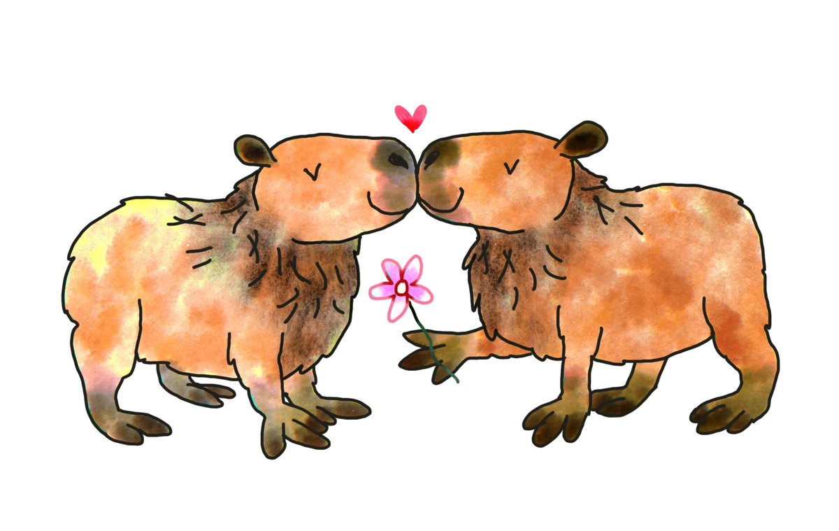 「ANIMALS IN LOVE! Some of the commissions」|CAPTAINのイラスト