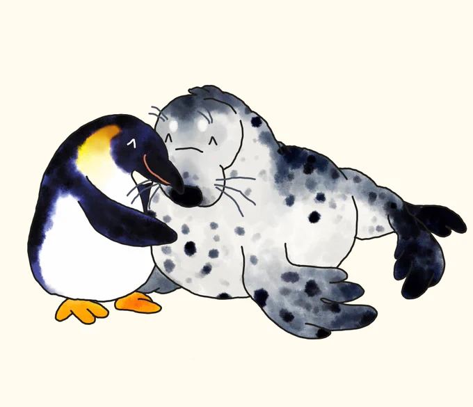 ANIMALS IN LOVE! Some of the commissions I did for my patrons this Feb  
