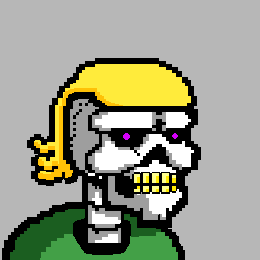 killnickchill's tweet photo. Thank you @brutal_deluxe_ for my first @BlockBones
BANG FUCKIN BANG💥rockin' that yellow mullet with the gold grillz?! whattt I love it thank you Triple OG 🙌🏻
#BigHomiez #CardanoCommunity #Unity #BlockBones #FoulCrowd #Bonenugz #GetWitIt https://t.co/ao5kmGGYs0