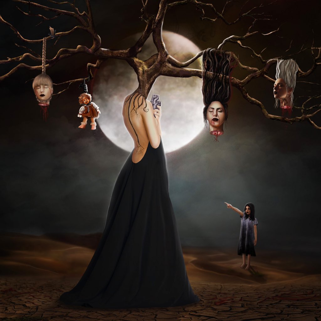 farnaz_dashti's tweet photo. @CryptoPopPunk @Cletelcharnal #PopExploresEmerging
The darkest night
In this land where everyone has committed suicide, it was written on a piece of blood soaked paper; Everyone was waiting for someone. One was waiting for her mother, another for her love, and the third for her owner!
@Mrym_nft @MirNft https://t.co/G2dw1P9Z2e