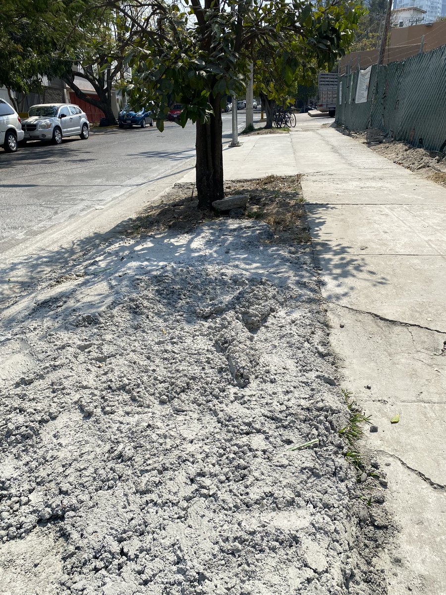 diegogum's tweet photo. No se vale que desechen el concreto en nuestras calles y banquetas, necesitamos más árboles y construcciones responsables. AYUDA @viveprovi @GuadalajaraGob @EnriqueAlfaroR @PabloLemusN @xaviersurvival @SOS_Mural @GobiernoMxJal @GDL_te_reprueba @PoderAG_Jal https://t.co/CYbD6uizps