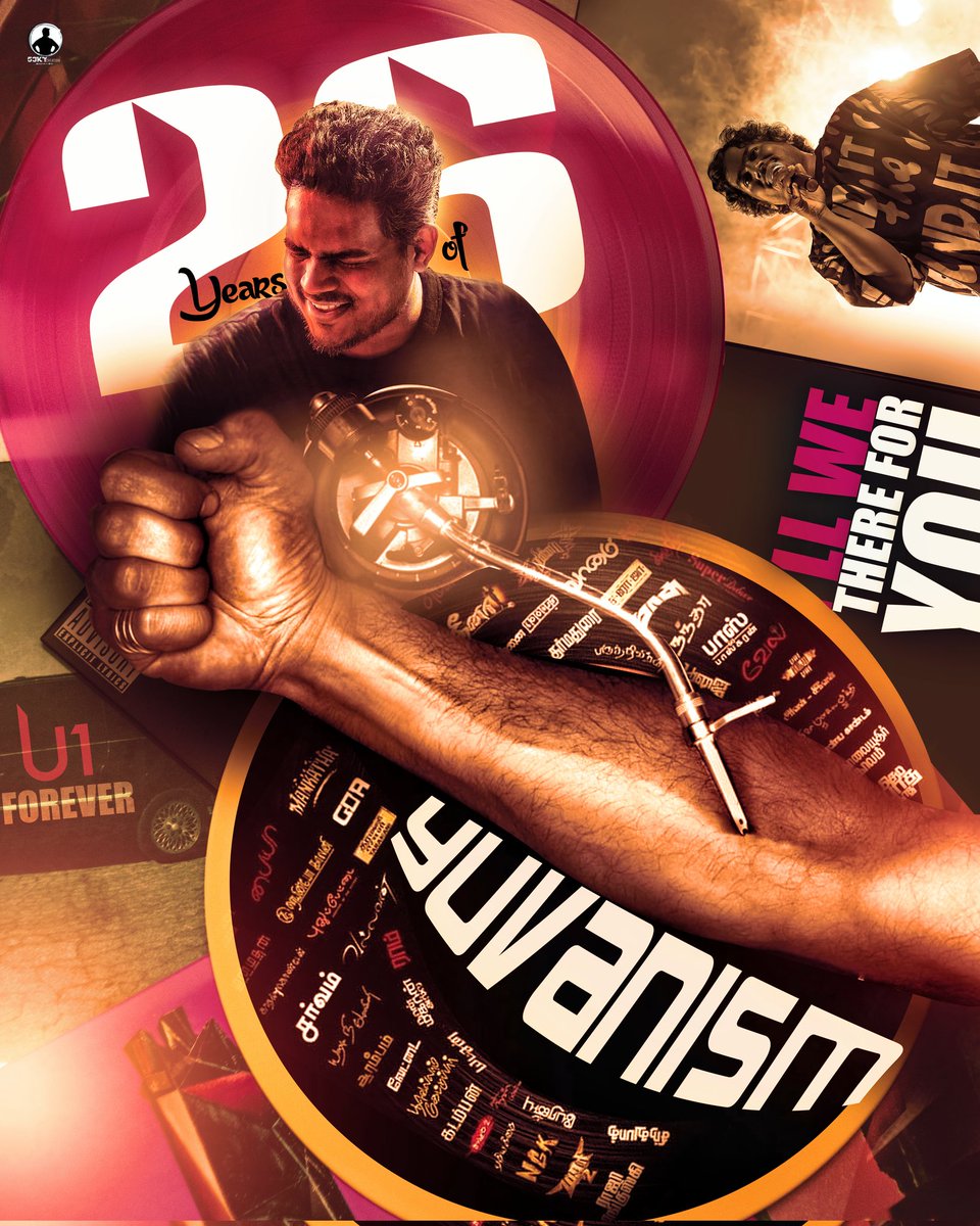 YuvanSoulHealer's tweet photo. Where There Is Music, There Comes  @thisisysr music was forever with us, making us smile, laugh, cry, love, feel broken, consoled, hopeful and celebrate ✨

Thank you U1 for the music you've given us for 26 Years 🤍😘

Amazing Edit By @53kyCreation

#26YearsOfYuvanism . #Yuvan https://t.co/J0fVvSLpfc