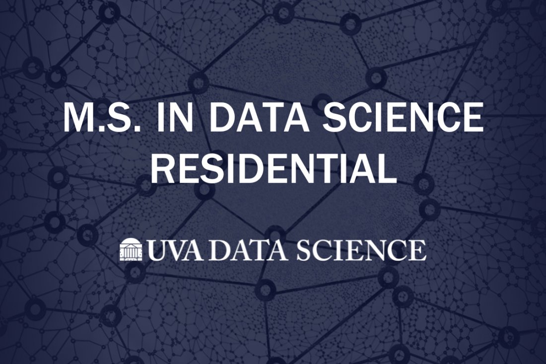 uvadatascience's tweet image. Are you ready to lead and drive change with the power of Data Science? Join the UVA School of Data Science&apos;s Admissions team to learn more about our MSDS Residential program. Wednesday, March 1, 12PM-1PM. Sign up today! #uvadatascience bit.ly/3HwK58q