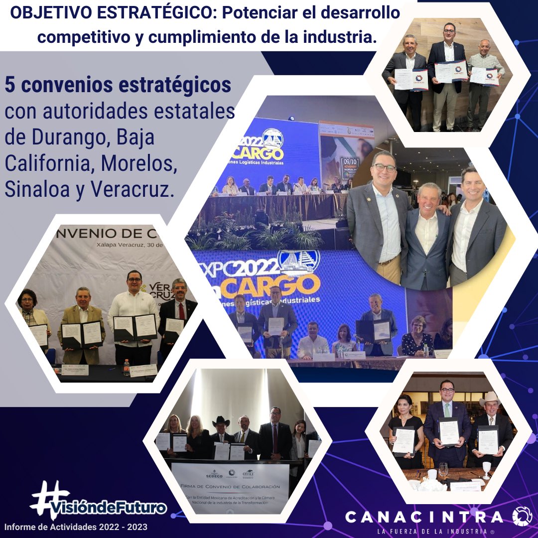 INFORME DE RESULTADOS | recorrimos 56,184 km a lo largo y ancho del país para escuchar y atender a industriales de las delegaciones de nuestra cámara; hicimos alianzas estratégicas con <a href="/ema_ac/">EMA A.C</a> que se tradujo en lo siguiente, aquí te platico más respecto:👇🏼
