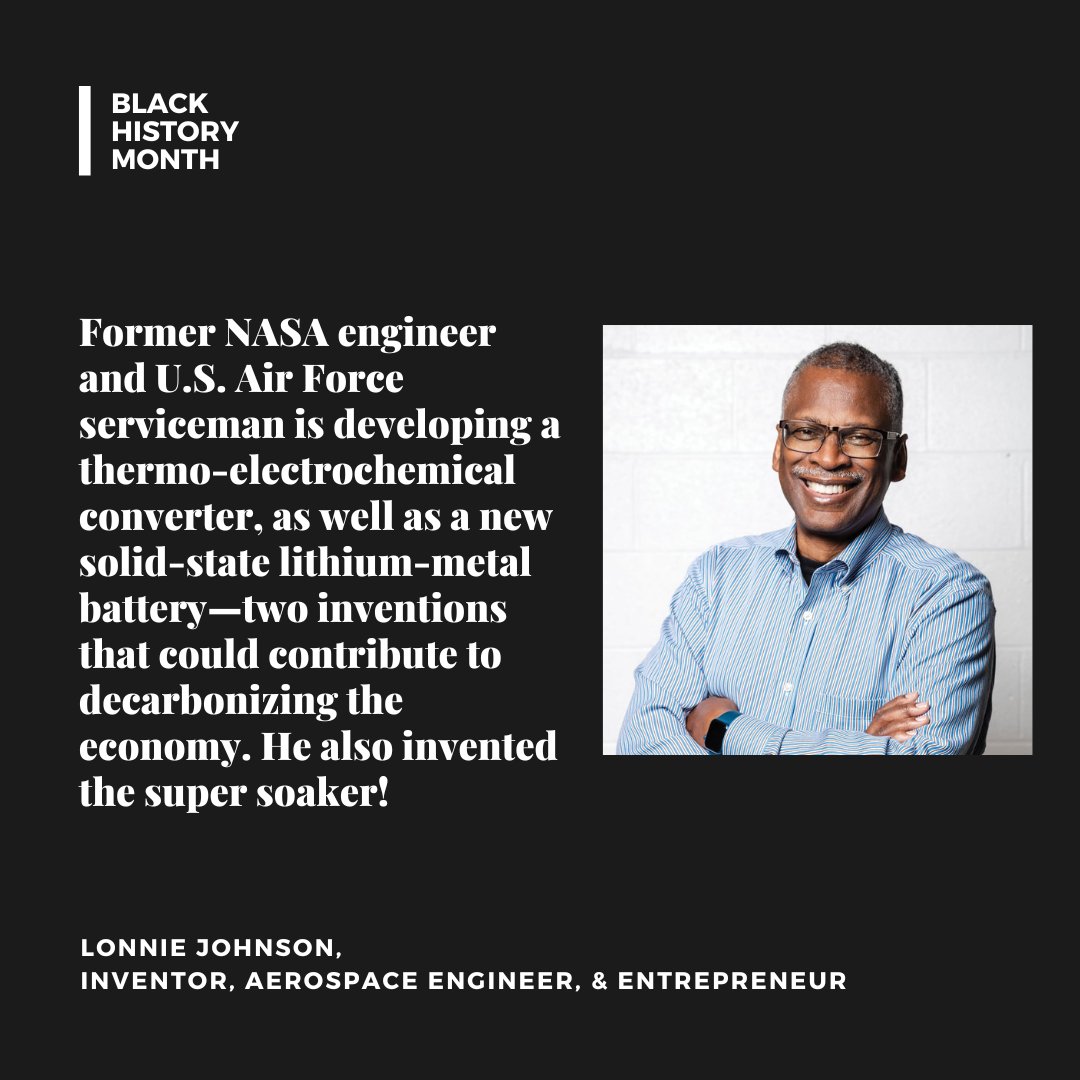 To close out the month of February, we are celebrating Lonnie Johnson, an inventor, businessman, and mathematician. 

blackpast.org/african-americ…

Celebrate Black History Month, Today, and Every Day!

#WeSpeakBuilding #BlackHistory #LonnieJohnson #EnergyEfficiency #PSD