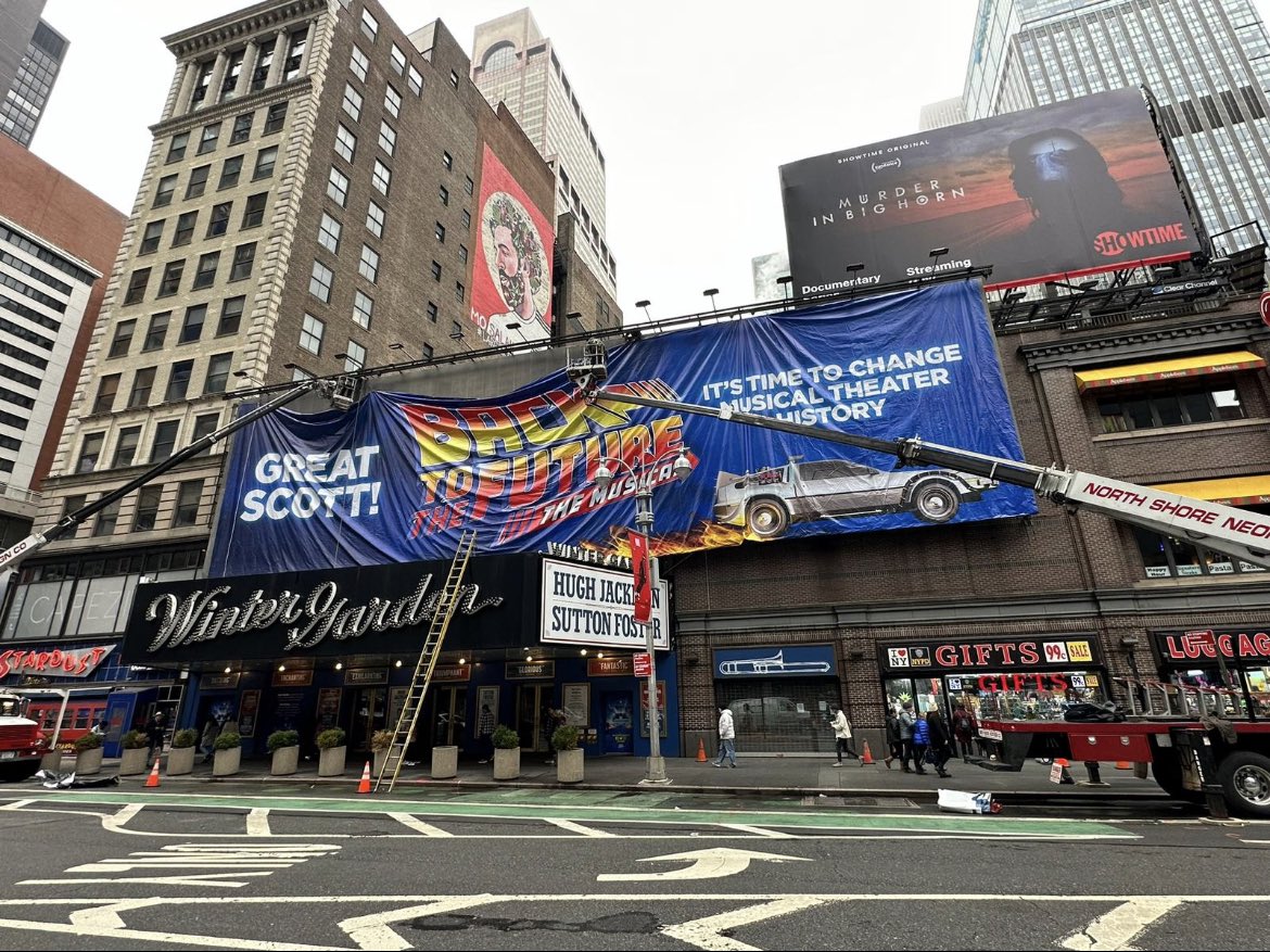 Richard and I are excited to be investors in Broadway’s Back to the Future. Roger Bart will play Doc Brown. Tomorrow (3/1) at 8:30, @GMA will interview writer Bob Gale and…the actor who will play Marty McFly will step out of a DeLorean. #backtothefuturebroadway