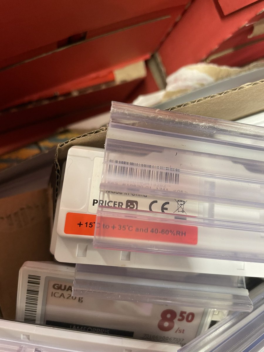 Mattejaaz's tweet photo. Ica maxi i Sundsvall har tillfälligt kaos för de byter ut massa kylar osv, passade på att reka och såg direkt de använder #pricers etiketter, då blev man nöjd som aktieägare ☺️ https://t.co/1JJ1KIcgxP