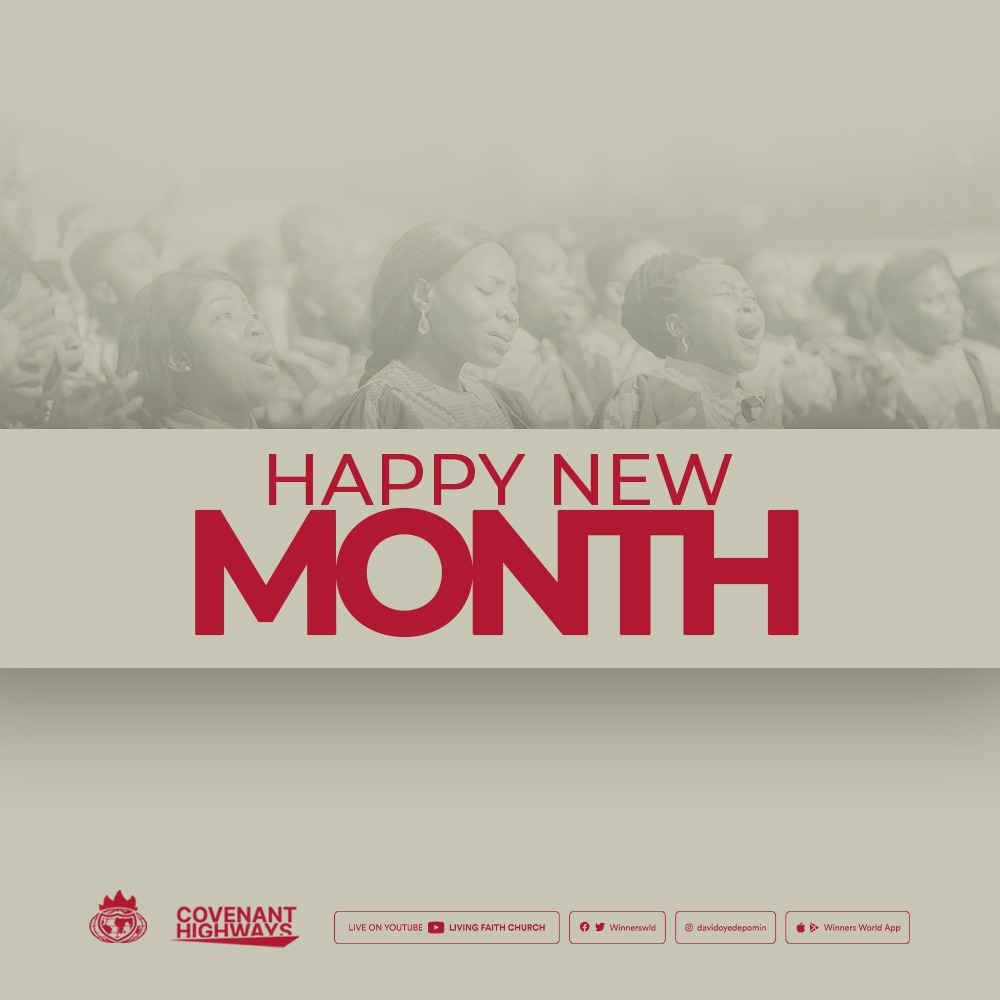 WinnersWLD's tweet photo. You shall not be a victim of misdirection and your destiny shall not be derailed!

Henceforth, all things shall begin to work out for your good all the days of your life!
#HappyNewMonth https://t.co/z3WELeEebc